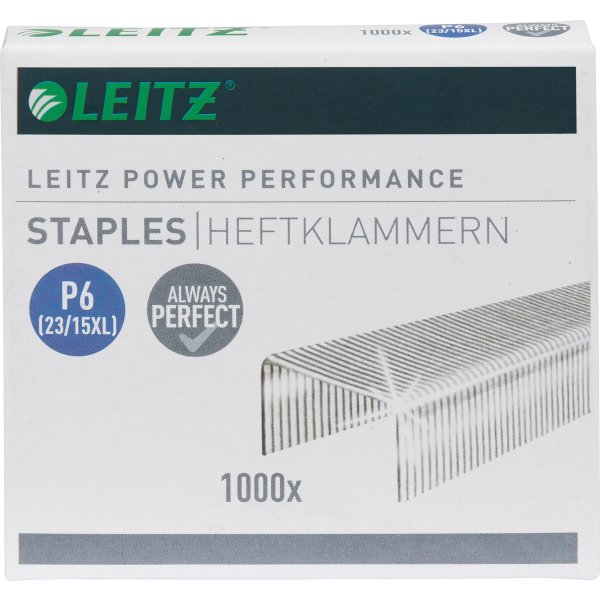 Leitz Hæfteklamme | P6 | 23/15XL | 1000 stk.