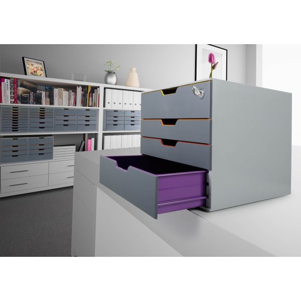 Durable Varicolor Skuffekabinet | Safe | 4