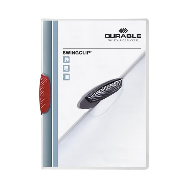 Durable Swingclip Clipmappe | A4 | Rød