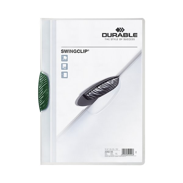 Durable Swingclip Clipmappe | A4 | Grøn