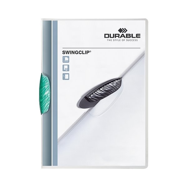 Durable Swingclip Clipmappe | A4 | Mørkegrøn