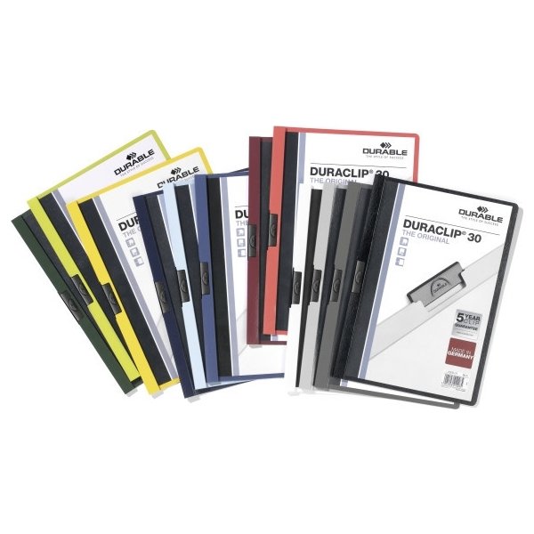 Durable Duraclip 30 klämmapp, svart