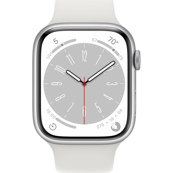 DEMO Apple Watch Series 8 (GPS+4G), 45mm, sølv