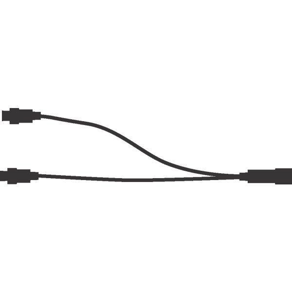 Tech-Line 2-Vejs Split, 34 cm