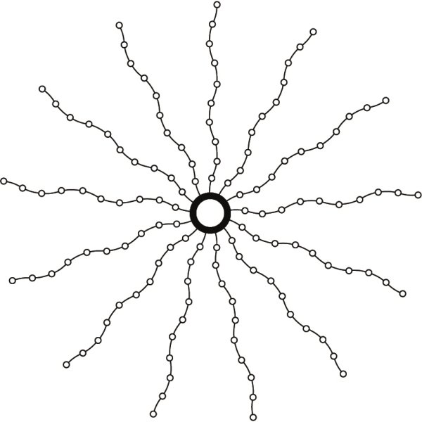Knirke Tree-Top Lyskæde, 312 LED, L240 cm, Hvid