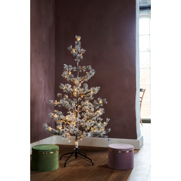 Sirius Alfi Juletræ m. Fod, 70 LED, H120 cm, Hvid
