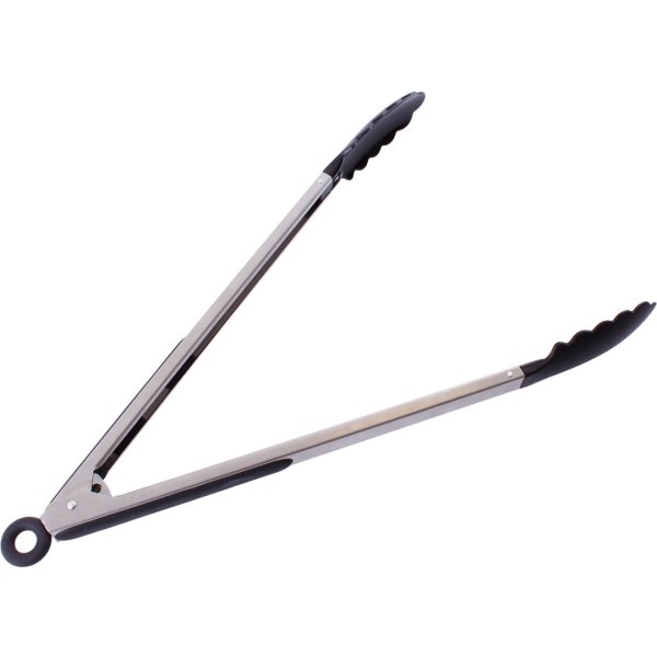 Madtang med låsesystem, 35 cm, Stål