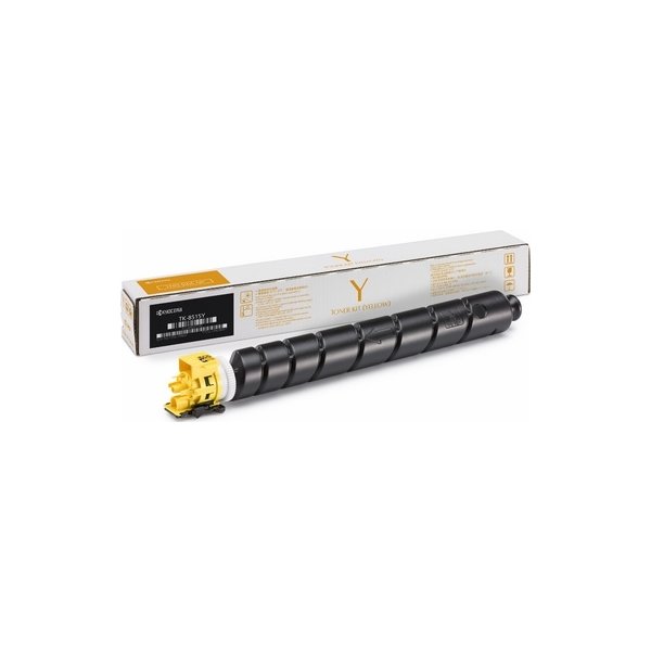 Kyocera TK-8515 lasertoner, gul, 20.000 sider