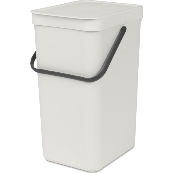 Brabantia Sort&Go, Sortering, 16 L, lysegrå