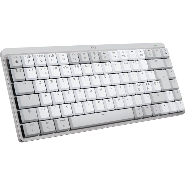 Logitech MX Mech. Mini tastatur til Mac, lysegrå