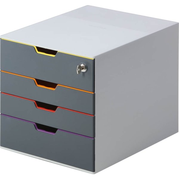 Durable Varicolor Skuffekabinet | Safe | 4