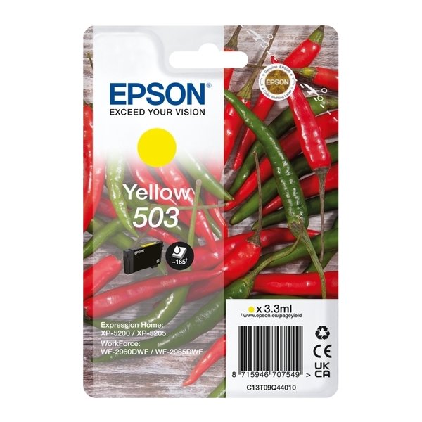 Epson T503 Blækpatron, gul