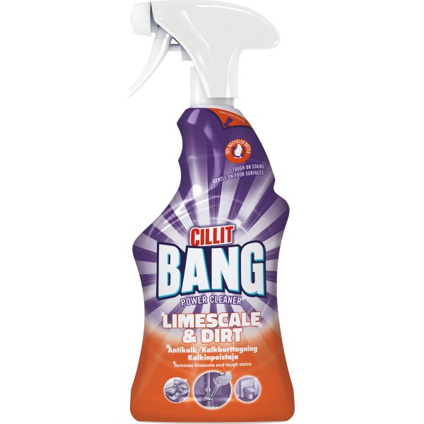 Cillit Bang Rengøringsspray | Antikalk | 750 ml