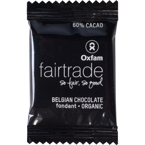 Oxfarm Mørk Chokolade øko, 400 stykker á 5 g