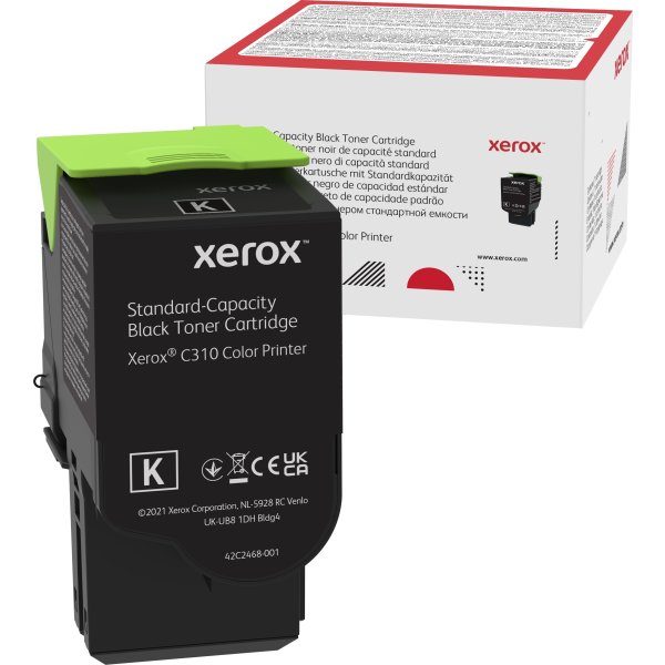 Xerox C310/C315 lasertoner, sort, 3.000 sider