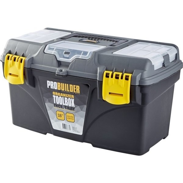 Probuilder værktøjskasse m/organizer, 18"