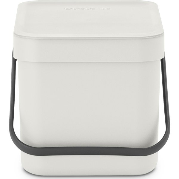 Brabantia Sort&Go, Sortering, 6 L, lysegrå