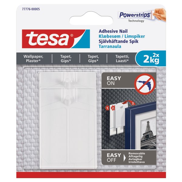 tesa Klæbesøm, tapet/gips, <2 kg