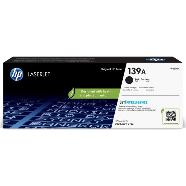 HP 139A LaserJet lasertoner, sort, 1.500 sider
