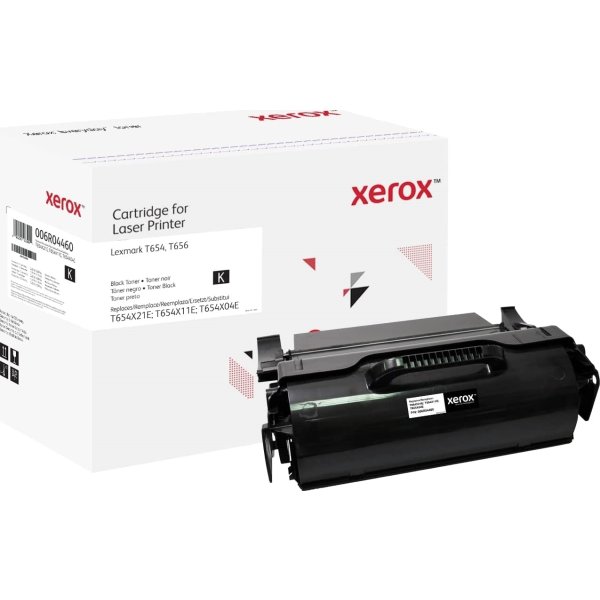 Xerox Everyday lasertoner, Lexmark T654X21E, sort