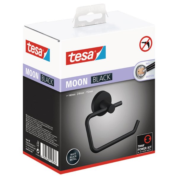 tesa Moon Toiletpapirholder | Sort