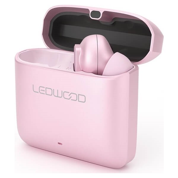 LEDWOOD Titan trådløs In-Ear hovedtelefoner, rosa