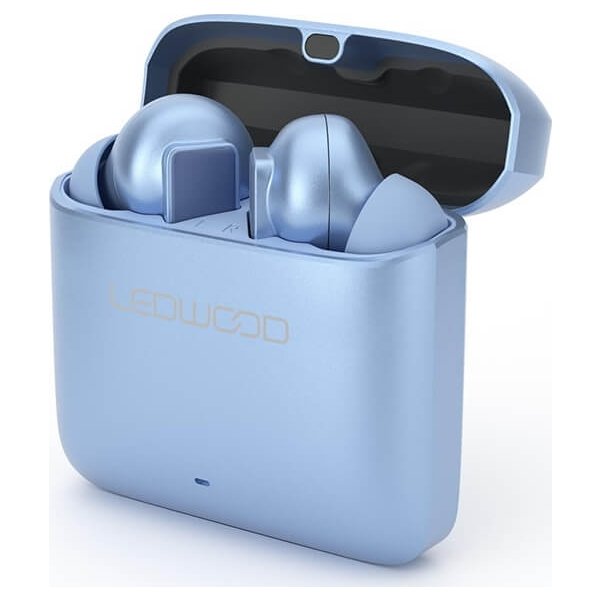 LEDWOOD Titan trådløs In-Ear hovedtelefoner, blå