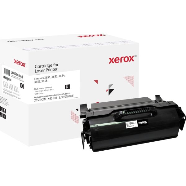 Xerox Everyday lasertoner, Lexmark X651H21E, sort