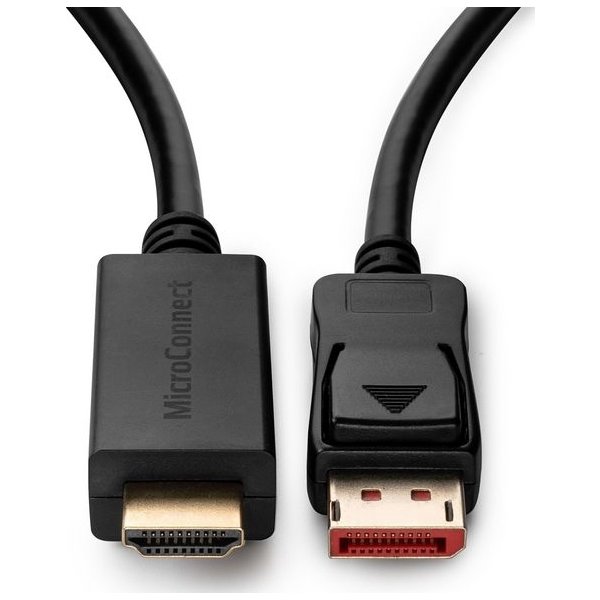 MicroConnect 4K DisplayPort 1.4 – HDMI kabel, 10m