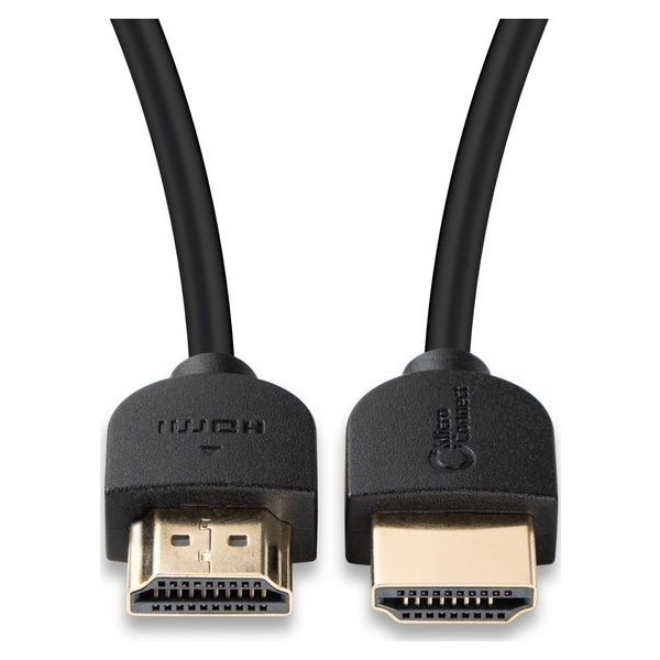 MicroConnect Ultra Slim 4K HDMI kabel, 2m, sort