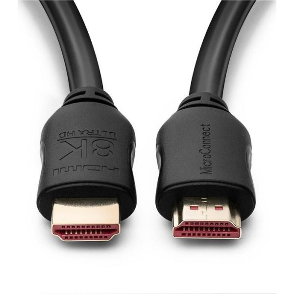 MicroConnect 8K HDMI kabel, 3m, sort