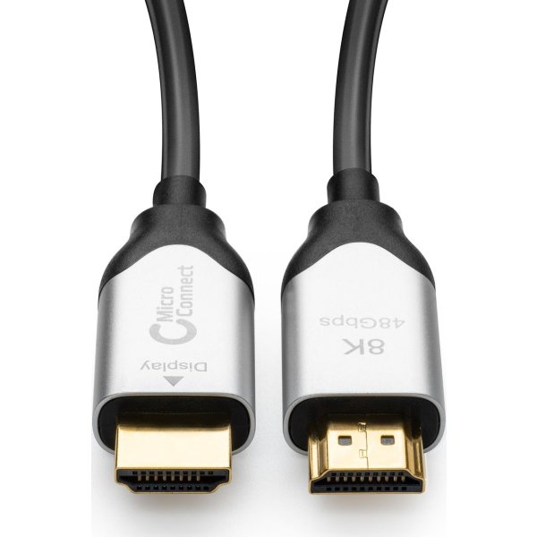 MicroConnect Premium Fiber 8K HDMI kabel, 30m
