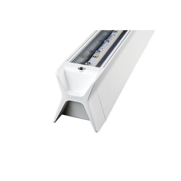 Luxo C56 loftarmatur, hvid/aluminium