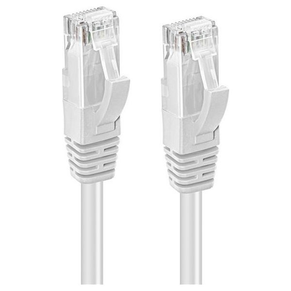 MicroConnect CAT6 UTP netværk kabel, 0.5m, hvid