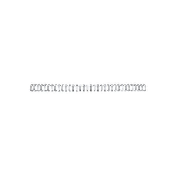 GBC metal spiralryg, A4, 34 ringe, 6mm, sølv