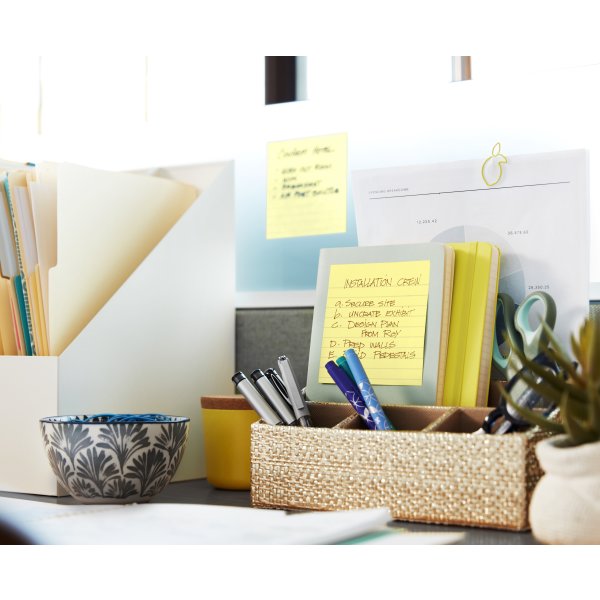 Post-it Notes 101x101 mm, Canary yellow, linjerat