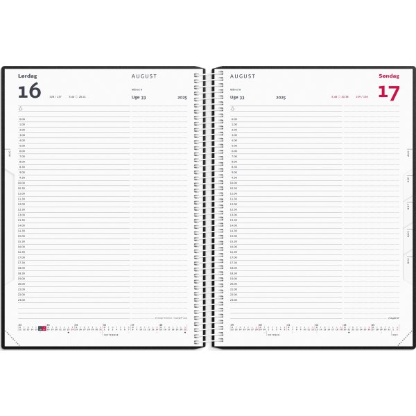 Mayland 2025 Timekalender | Plast | Blå