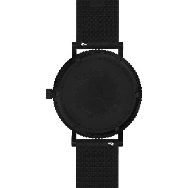 Larsen & Eriksen Aktiv armbåndsur, sort