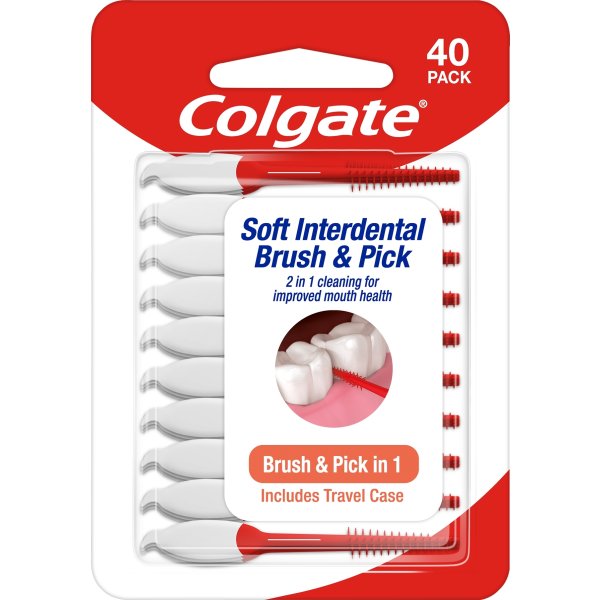 Colgate Interdental brush & pick | Soft | 40 stk