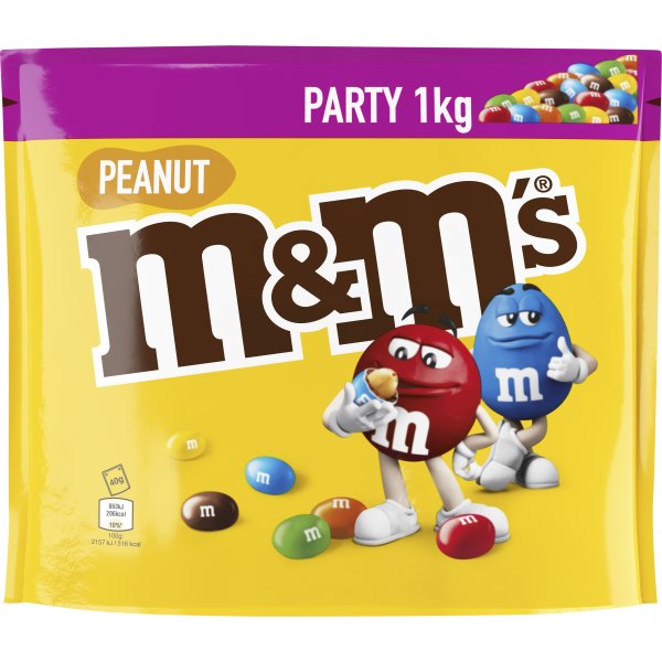 M & M's Peanut Pouch Maxi 1 kg