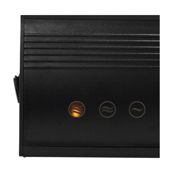 HEAT1 eco pro-line 2000W, Sort