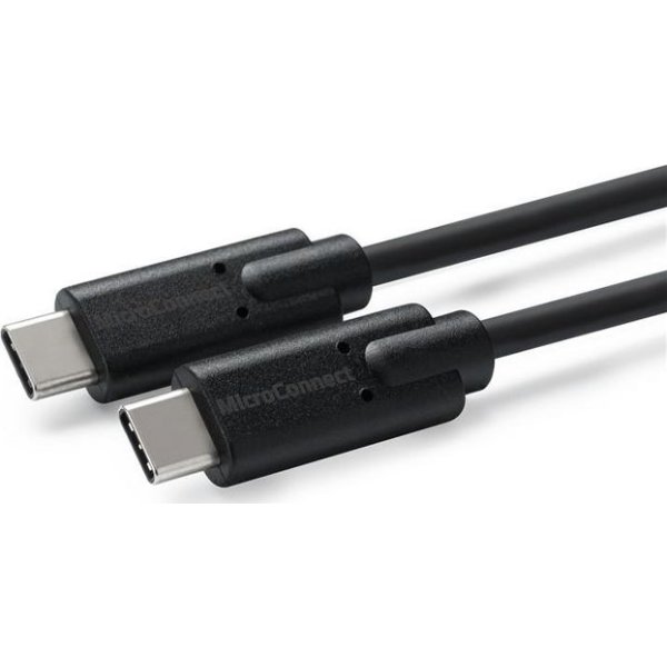 MicroConnect USB-C til USB-C kabel, 2m, sort