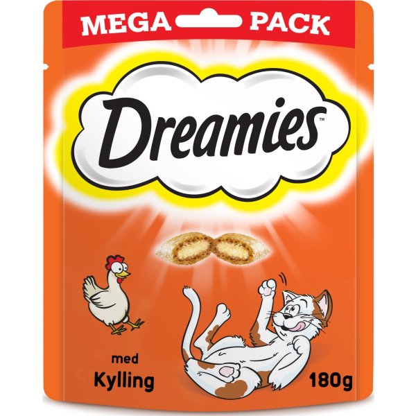 Dreamies kattegodbidder, kylling, 180 g Lomax A/S