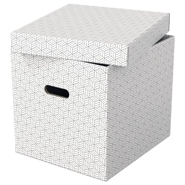 Esselte Home Box | Cube | Vit | 3 st.
