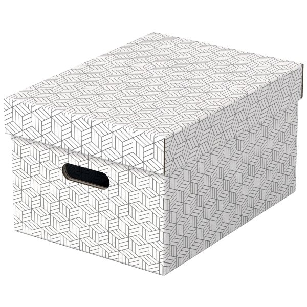 Esselte Home Box | Medium | Vit | 3 st.