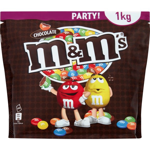 M&M's Party chokolade, 1 kg