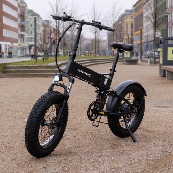 Gorunner El-cykel C7 2.0 kompakt fatbike