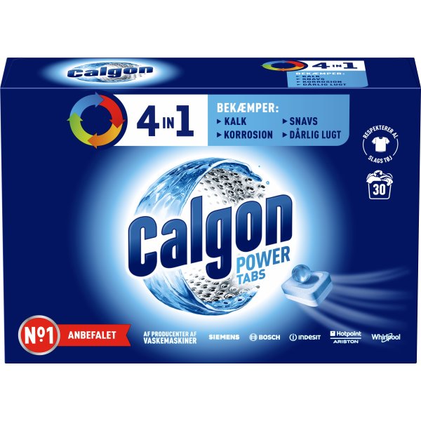 Tvättmaskinstabletter Calgon 4-in-1 30 st