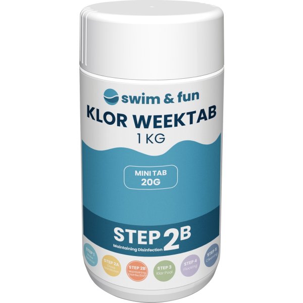 Swim & Fun Klor WeekTab 20 g, 1 kg