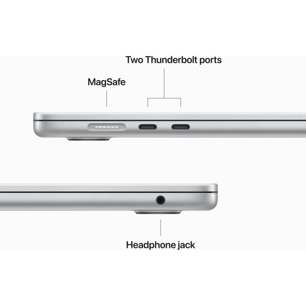Apple MacBook Air 2023 M2 15", 512GB, sølv